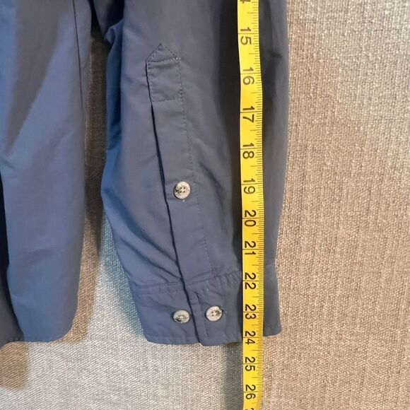 Columbia Bahama PFG Breathable Long Sleeve Button Down Shirt (Men's L) Pale Blue - Picture 9 of 10